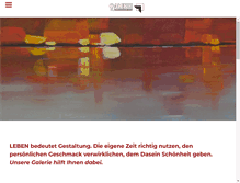 Tablet Screenshot of galerie-elzenheimer.de